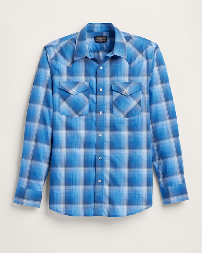 MEN'S LONG-SLEEVE BISHOP COTTON SHIRT
